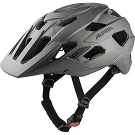 ALPINA ANZANA - Optimally Adjustable, Lightweight & Safe Bicycle Helmet with Fly Net & Retrofittable LED for Adults, Coffee Grey Matt, M (52-57 cm)