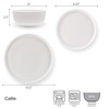 Mikasa Callie Bone China Lightweight Chip Resistant 12 Piece Dinnerware