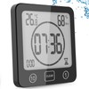 YiChZhe Bathroom Alarm Clock Bath Timer Waterproof Digital Bathroom Clock