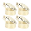4Pcs Candle Snuffer Candle Extinguisher Metal Shell Pattern Automatic Candle