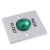 Door Release Button Stainless Steel 12‑24V Push to Exit NO