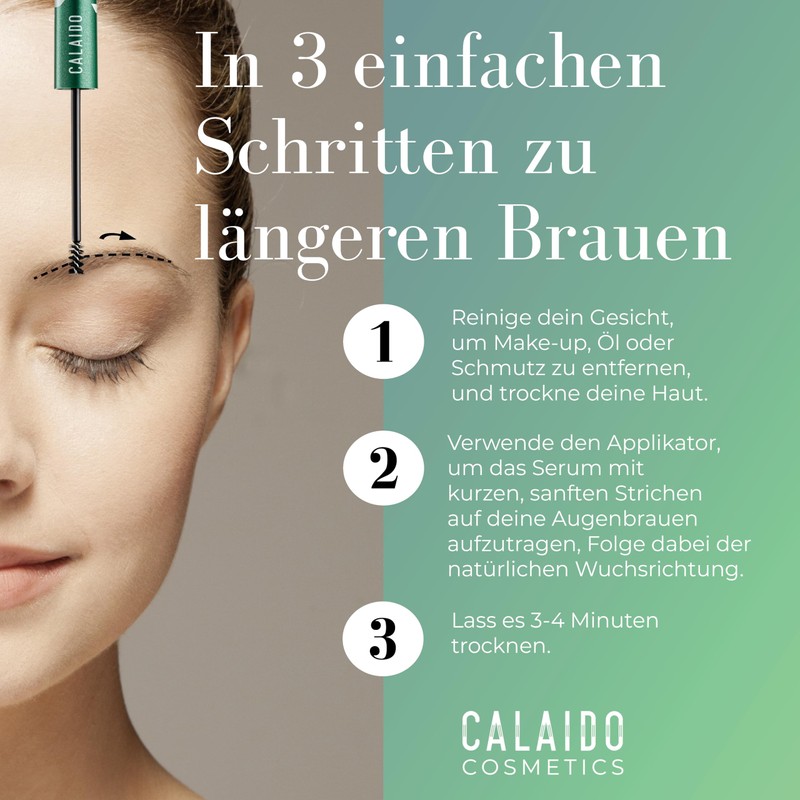 Calaido Eyebrow Serum Growth - Premium Eyebrow Serum for Naturally