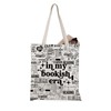 JTOUK Reading Lover Gift In My Bookish Era Tote Bag