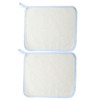 Baluue 2sets Nylon Face Wash Cloth Exfoliating Bath Towel Quick