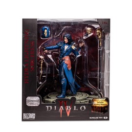 McFarlane Diablo IV Collection Wizard Sculpture Video Game 15 cm with Accessories and a Secret Toy Weapon for Collectors from 14 Years Bizak (64386723)