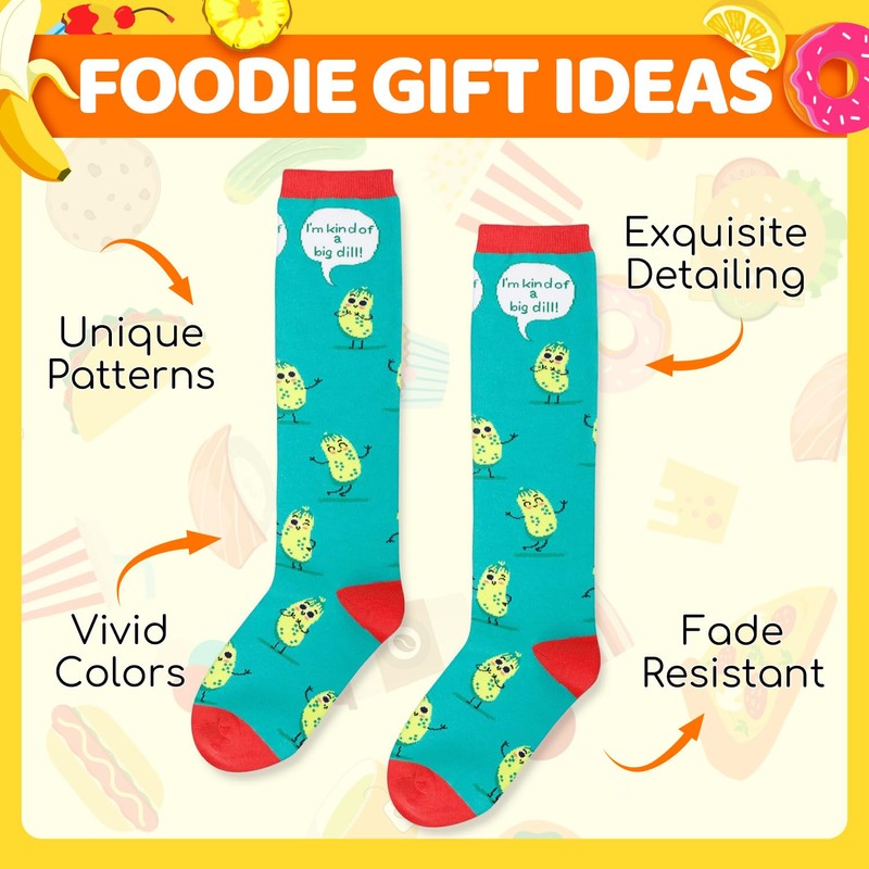 Zmart Funny Pickle Socks for Women - Big Dill Pickle