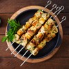 BBQ Skewers 17" – 10PCS Flat Metal Kabob Sticks, Anti-Roll