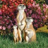 Design Toscano QL56971 Meerkat Family Sculpture, Full Color Finish