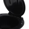 Round Cable, Snap On Cover, Made of ABS, Fits 2-3/4