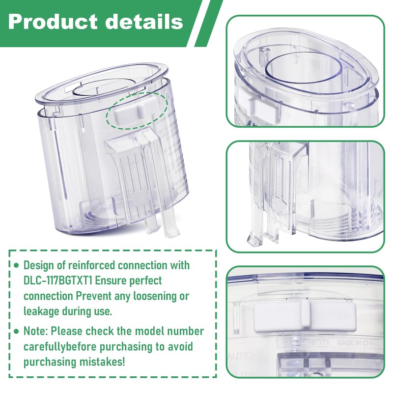 DLC-118BGTXT1 Large Pusher fits for Cuisinart Large Pusher Food Processor,