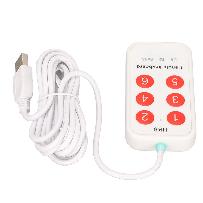 Programmable Keypad Small USB 6 Keys Programming Customization Handheld Switch