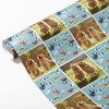 Printster Dog Grid Wrapping Paper - Add Any Photo-5m Roll