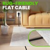 GEARit 360 Rotating Flat Plug Extension Cord (6ft, Black) Multi