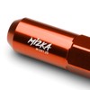 Orange 20 PCS M12x1.25 Lug Nuts 60mm Extended Tuner Aluminum