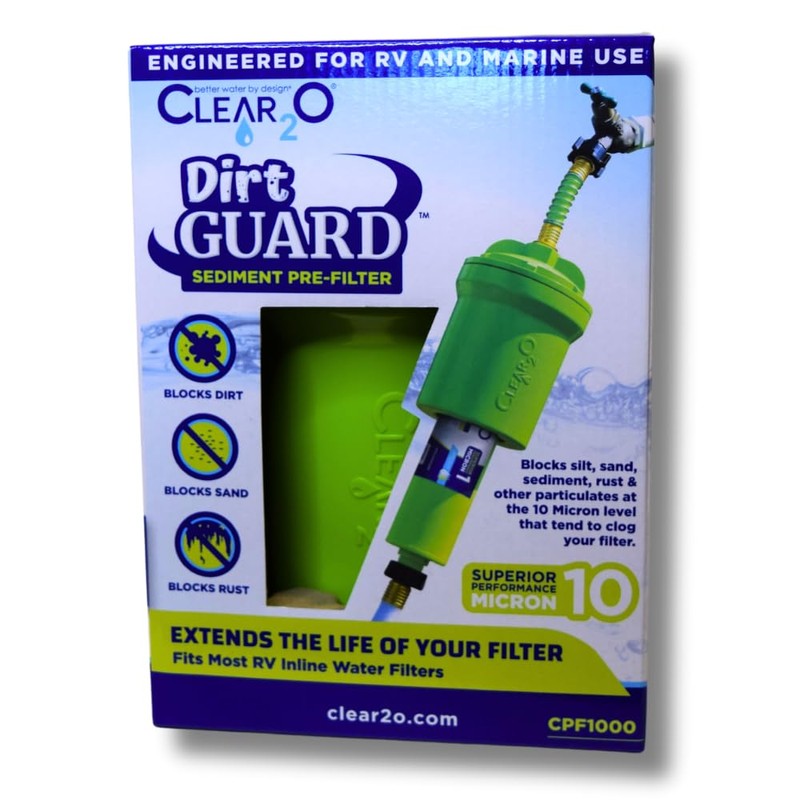 CLEAR2O® DIRTGUARD™ SEDIMENT PRE-FILTER CPF1000 - RV Water Filter -