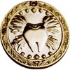Tooth Fairy Coin "Mouse", Gold Plated, Zahnfee.me #23