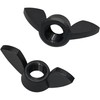 30 PCS M4 M6 M8 Nylon Wing Nuts,Hand Twist Tighten