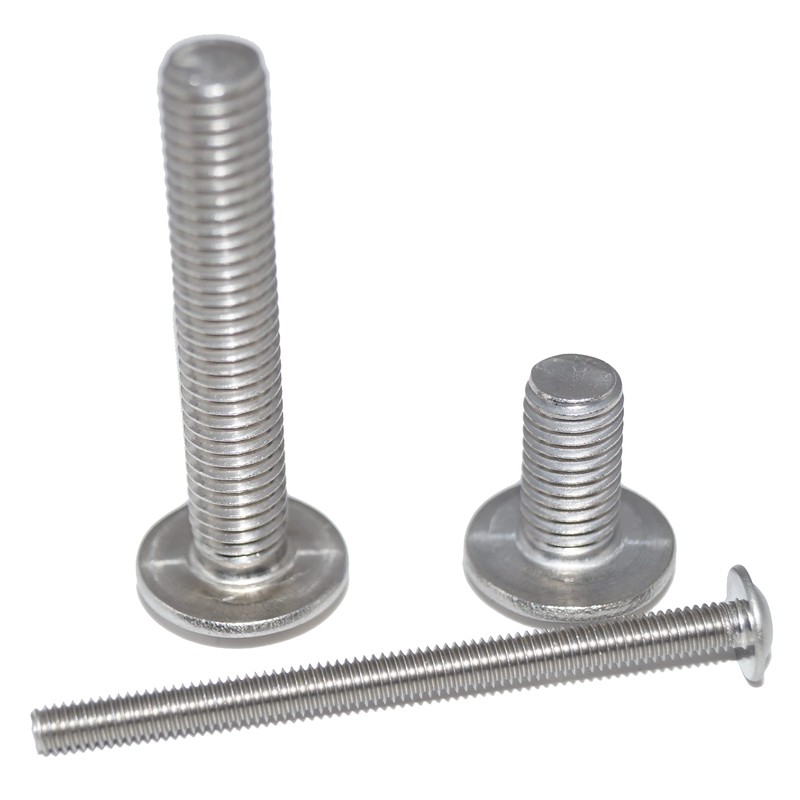 Round-Head Screws with Hexagonal Socket with Flange M10 x 20