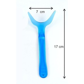 Dentojoy EEZ Lip Retractors/Large Cheek Retractor in Transparent Blue Color/Intraoral Cheek Lip Retractor Opener (10)