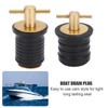 IGTOPS Brass T-Handle 1 Inch or 1-1/4 Inch Drain Plug