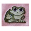 Cuddle Buddy Frog (403) - Embroidered Medium Weight Star Fleece