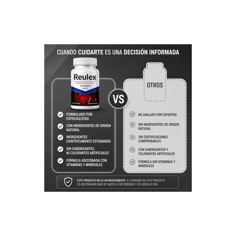 Reulex Frascos Colageno Msm Vitaminas Mas