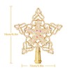 Christmas Tree Topper, 6.3 * 5.9 in Lightweight Tree Top