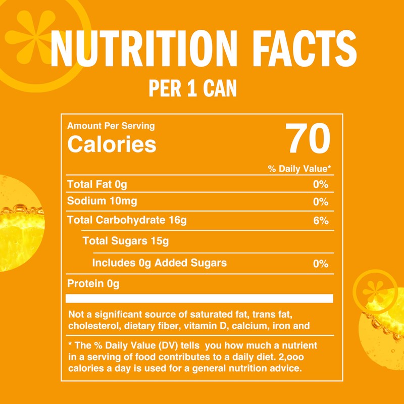 IZZE Sparkling Water Juice Beverage Blend, Pineapple, No Sugar Added,