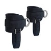JZS Adjustable Ankle Straps for Cable Machines, Comfortable Kickback Cuffs