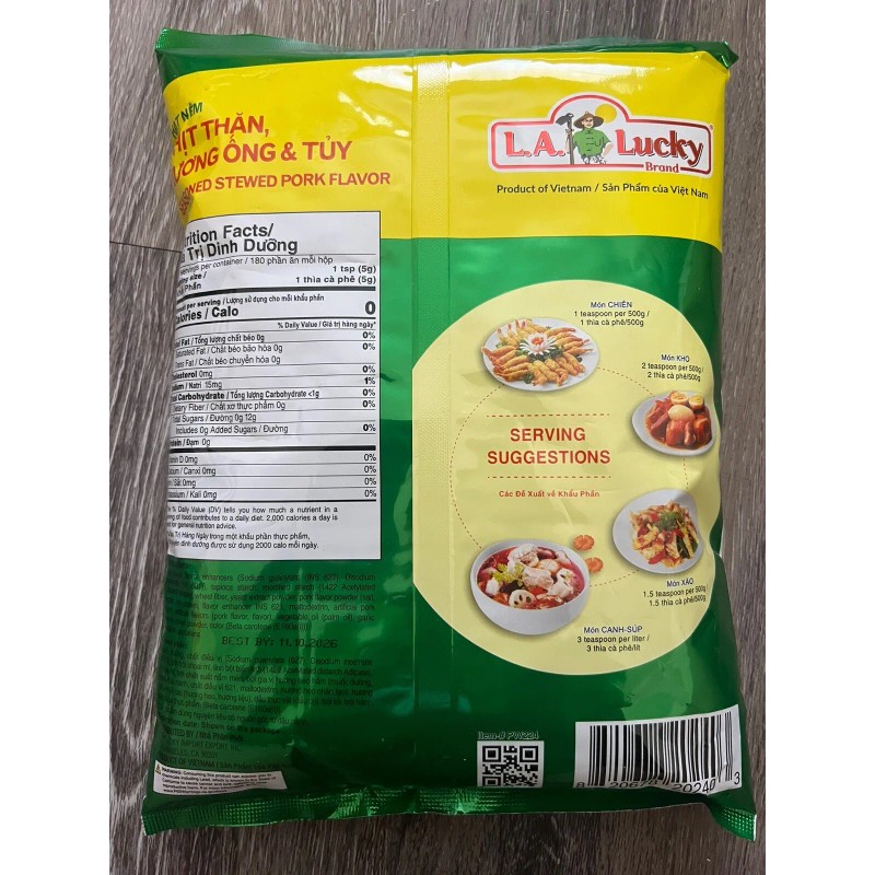 LA Lucky Seasoned Stewed Pork Flavor 2lb- Hat Nem Thit