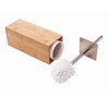 GOBAM Bamboo Toilet Bowl Cleaner with Holder for All Toilet