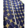 Navy, gold & black Ankara