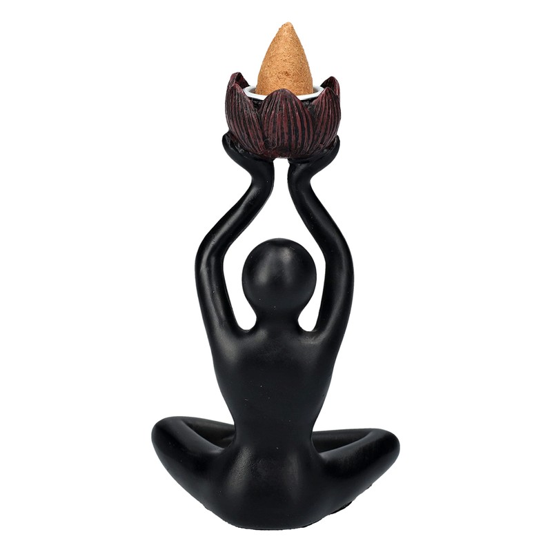 Pacific Giftware Chakra Figurine Backflow Incense Burner | Backflow Waterfall