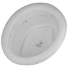 Lipodo Amatillo White Pork Pie Straw Hat Diamond Elegant Hat