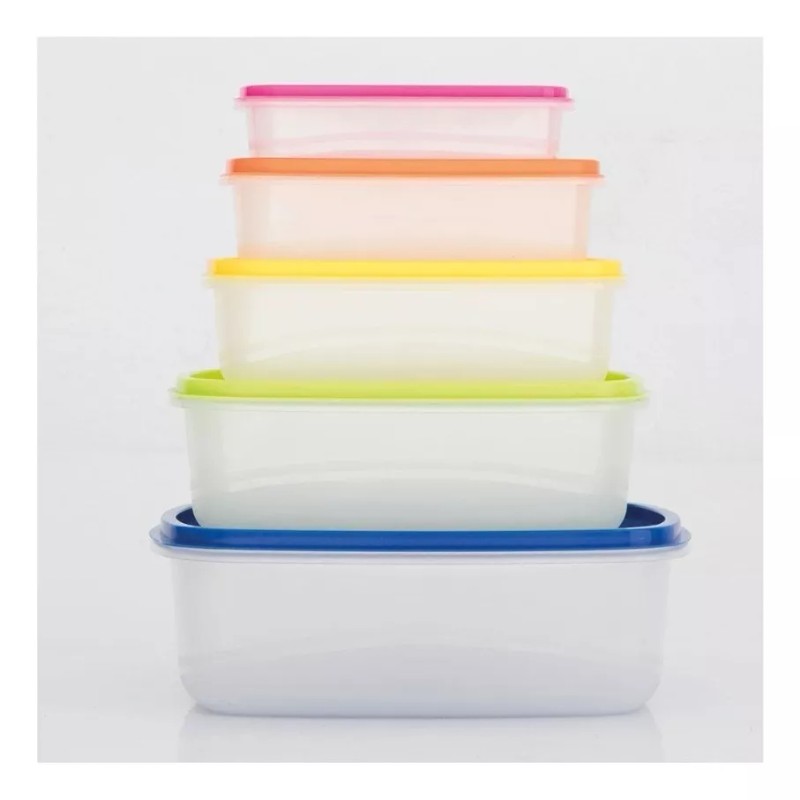 Tesso Set De Contenedores Arcoiris 5 Piezas Tesso