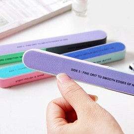 Nail art, pedicure, file, sanding block, shiner, nail lengthening, surface trimming, shaping, buffer, care tools / 네일아트 패디케어 파일 샌딩블럭 샤이너 손발톱 길이조절 표면다듬기 모양내기 버퍼 케어도구