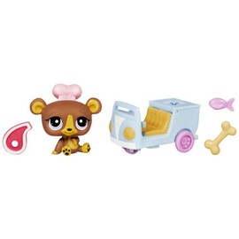 Littlest Pet Shop Pets on the Go #2105 Bear with Delivery Truck