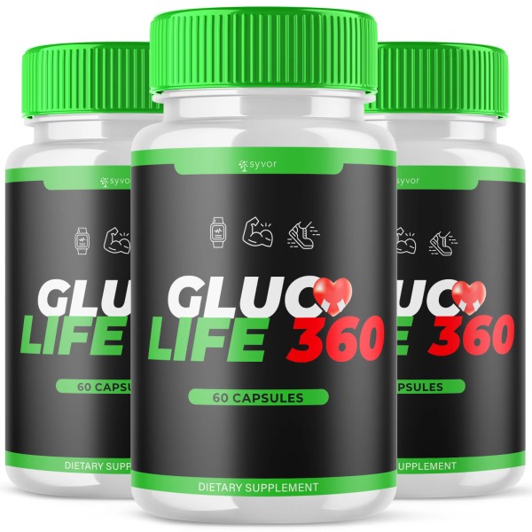 Syvor (3 Pack) Gluco Life 360 Blood Balance Advanced Support