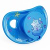 WhisperWilds Adult Sized Pacifier Blue Unicorn Pattern Printed with Case