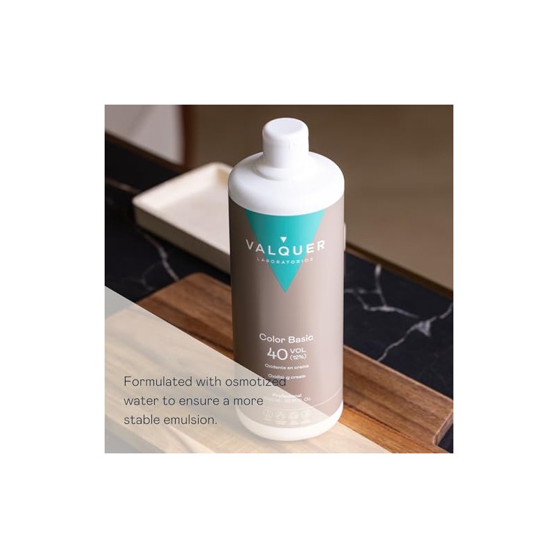 VALQUER Stabilized Hydrogen Peroxide Cream 40 Vol. | 1 L