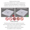Yimobra Non-Slip Shower Mat with Suction Cups and Drain Holes