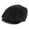 Jaxon & James Harlem Newsboy Cap - Black - 100%