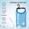 IDRYBAG Transparent Waterproof Bag 2L/5L/10L/15L/20L, Small Waterproof Bag for Kayaking,