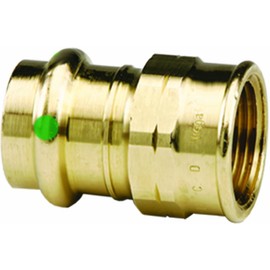 Viega 79305 ProPress Zero Lead Bronze Adapter with Female 1/2-Inch by 3/4-Inch P x Female NPT