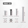 VGMOTO 39PCS Motorcycle Batwing Inner Fairing Bolt Kit - Stainless