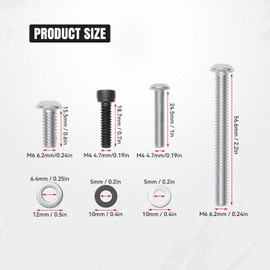 VGMOTO 39PCS Motorcycle Batwing Inner Fairing Bolt Kit - Stainless Steel Windshield Trim Screws Fit for Harley Touring Street Glide, Electra Glide, Road Glide, Ultra Limited, Tri Glide 1996-2025