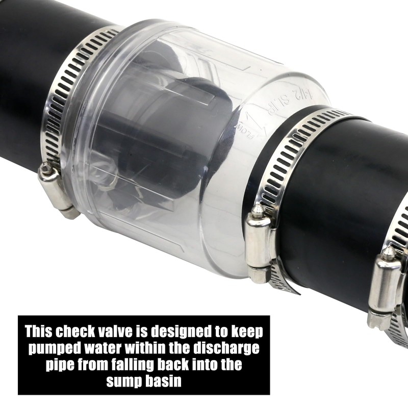 1-1/2 Inch sump pump check valve for Condensate and Sewage