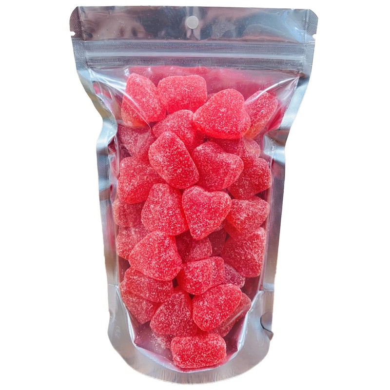 Candy Retailer Valentine's Day Cherry Jelly Hearts (1 Lb)