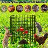 YAFAOCE 30Pcs Plant Protectors from Animals, 12x12 inch Metal Wire