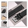 Anbeer Watch Band, Military Style Top Grain Leather, Quick Release